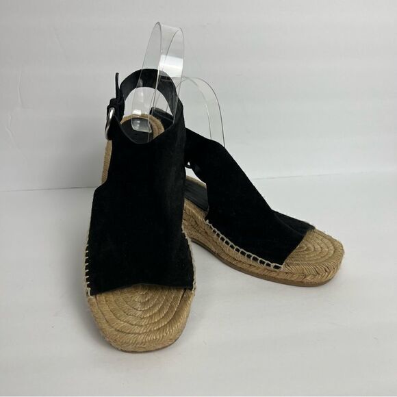 Rag & Bone Calla Leather Espadrille Wedge Sandal Size 39.5